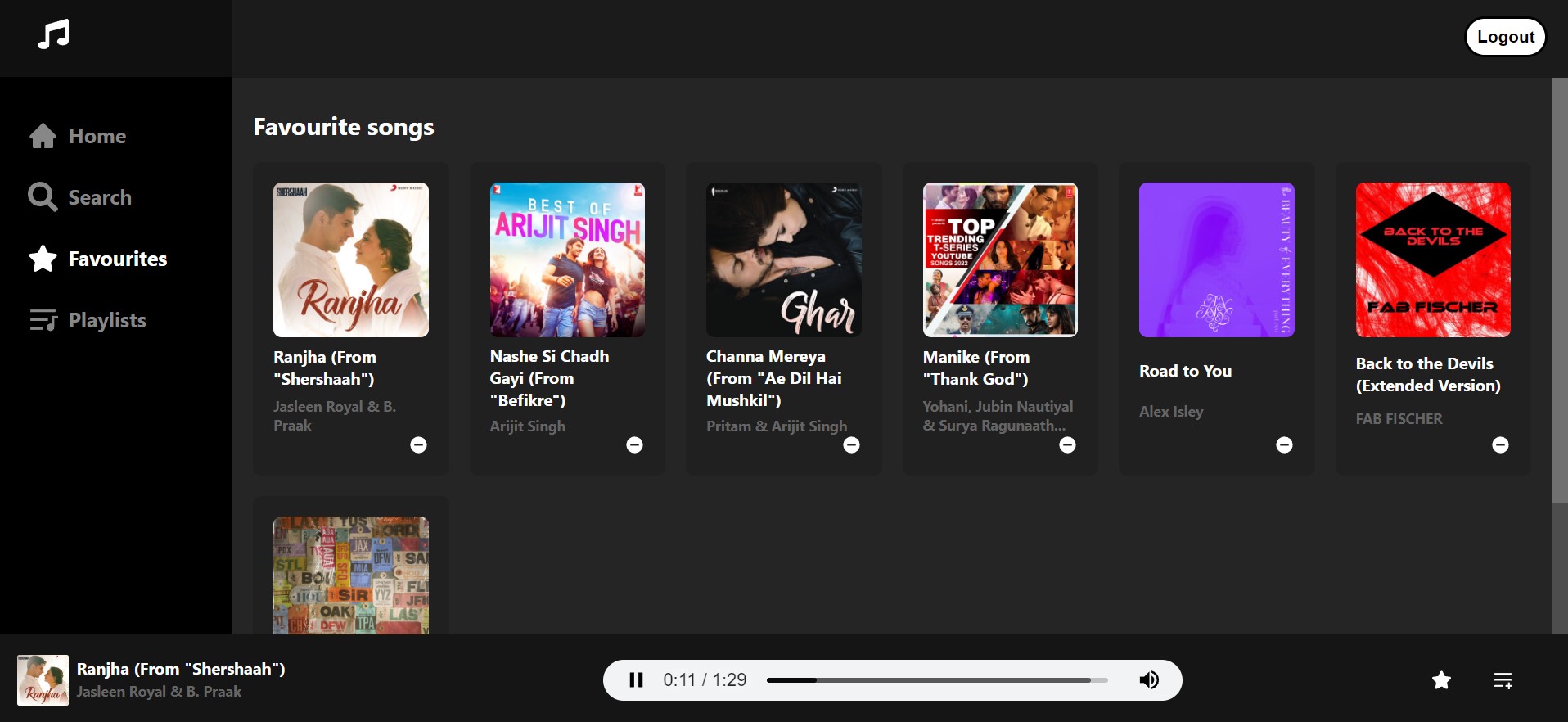 GitHub - Harshal2742/react-music-player: Music player using typescript ...