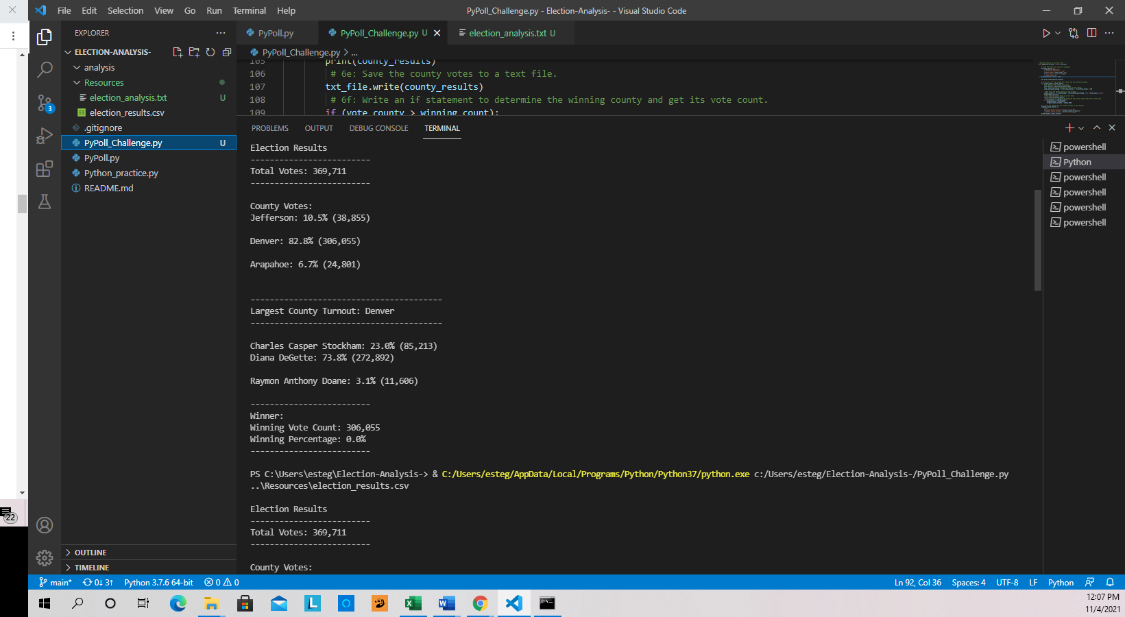 GitHub - mstegmuller/Election-Analysis- · GitHub