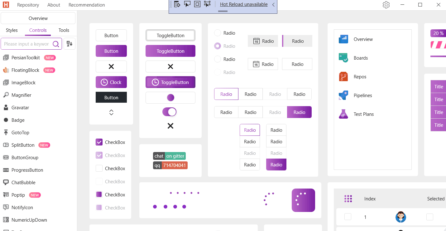 Different colors in the theme · Issue #226 · HandyOrg/HandyControl · GitHub