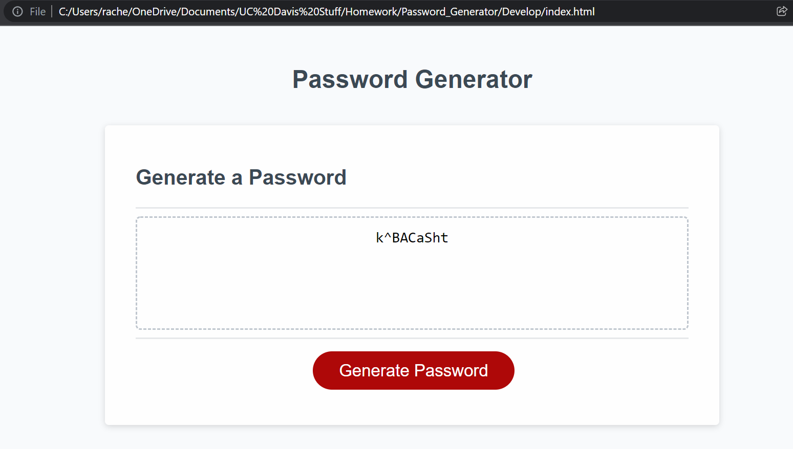 GitHub - rachelsaito/Password_Generator