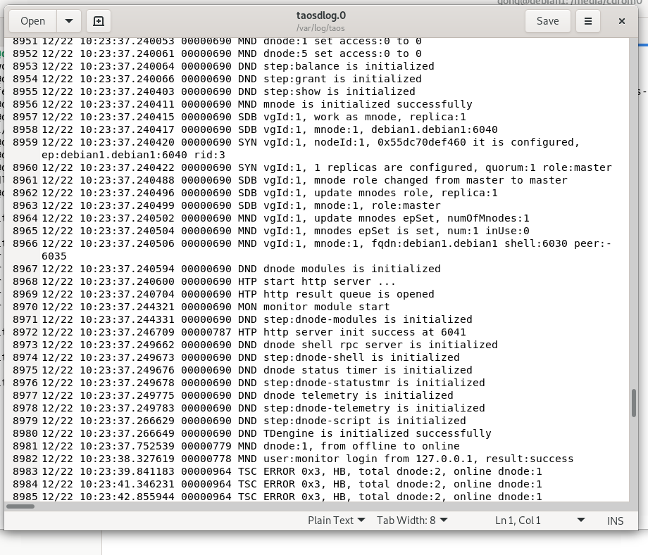 Cluster TSC error， node offline · Issue #9270 · taosdata/TDengine · GitHub