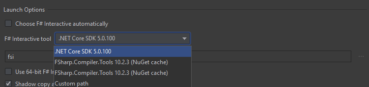 Newest SDK not available for F# interactive · Issue #303 · JetBrains ...