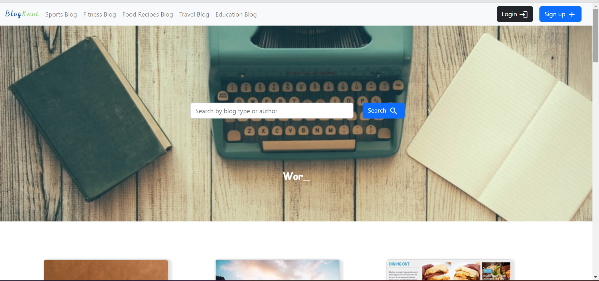 GitHub - ParasAdhwaryu/Blog-Website: BlogKnot is a blogging website ...