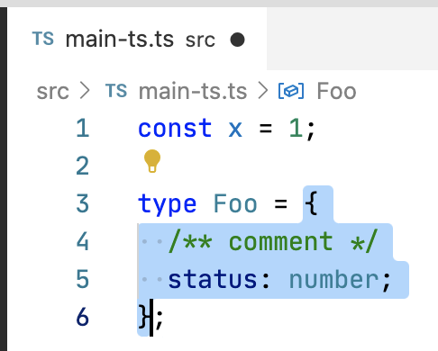 Smart select does not select TypeScript object type · Issue #39618 ...