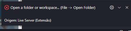 Dificuldade em abrir o Live server · Issue #2121 · ritwickdey/vscode ...