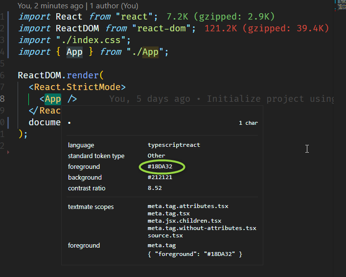 Setting color not displayed in editor in VS code · Issue #138569 ...