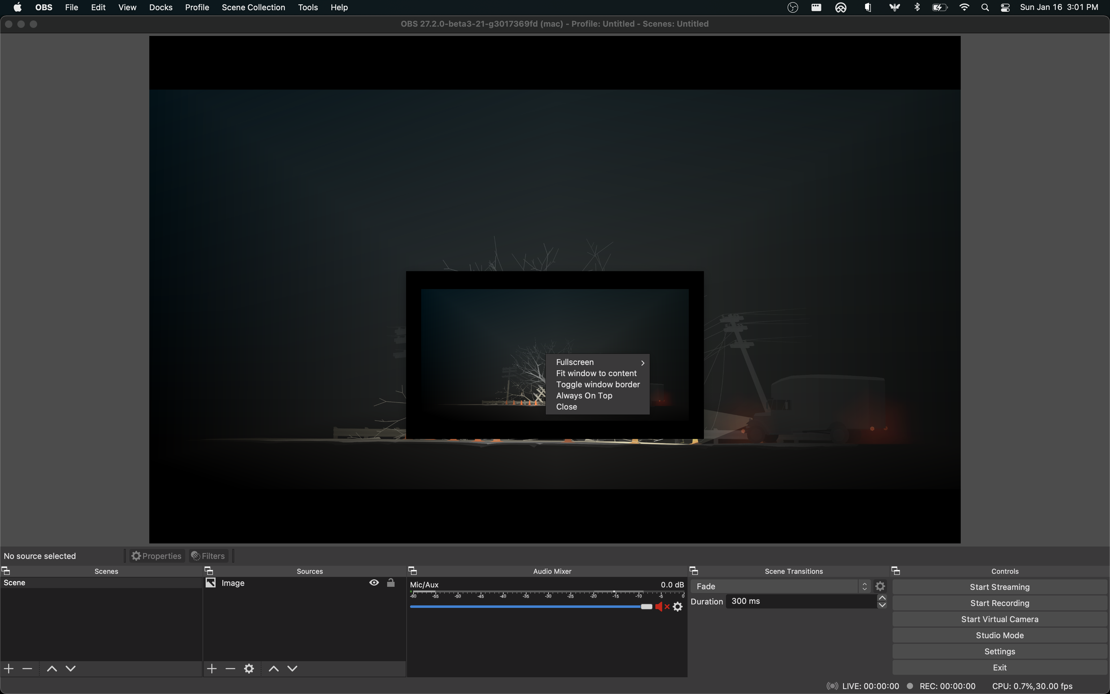 UI Add ability to toggle projector frame/border by voracious · Pull