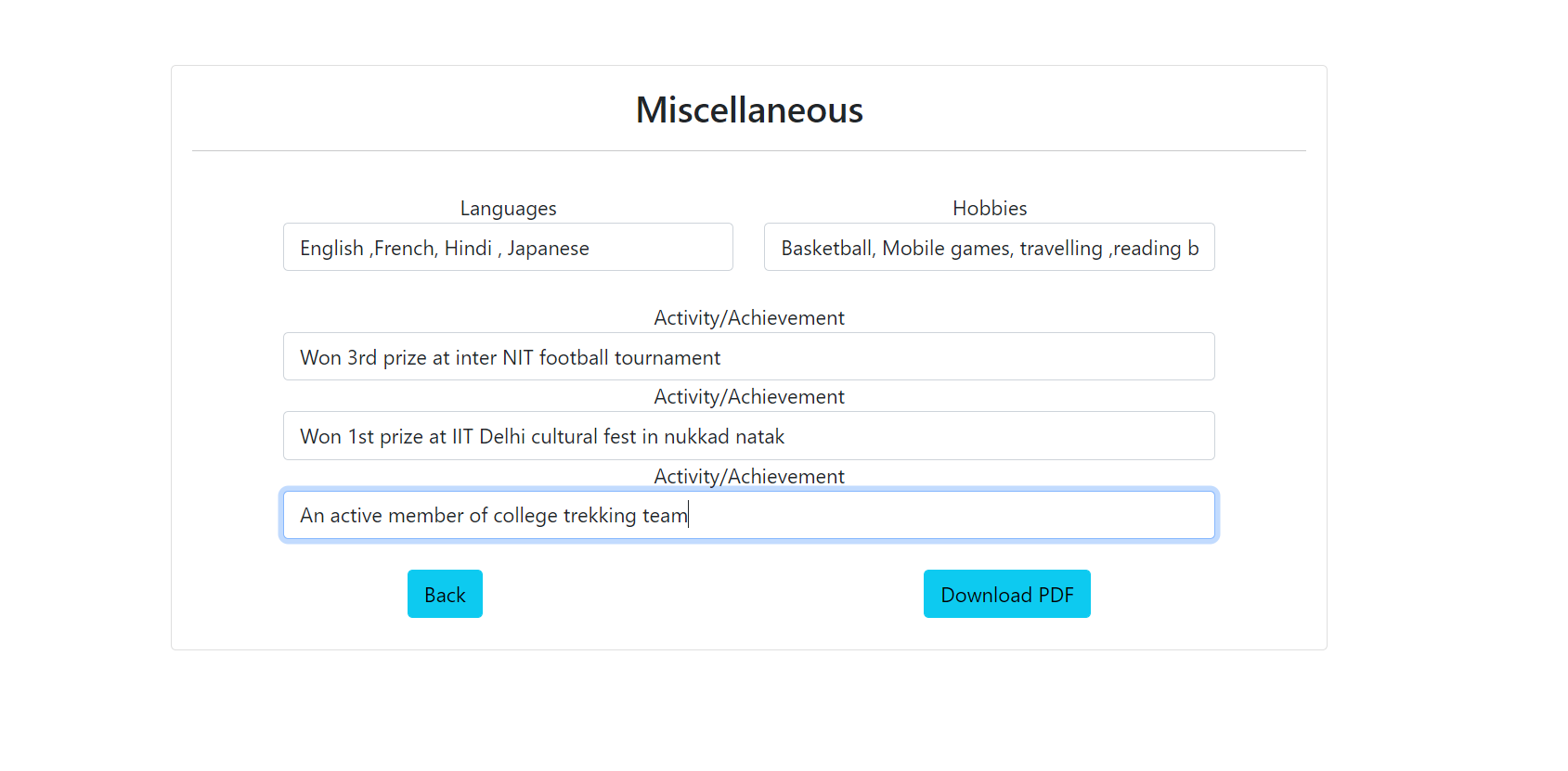 GitHub - aniket0072/resume-builder: Web application that will auto ...