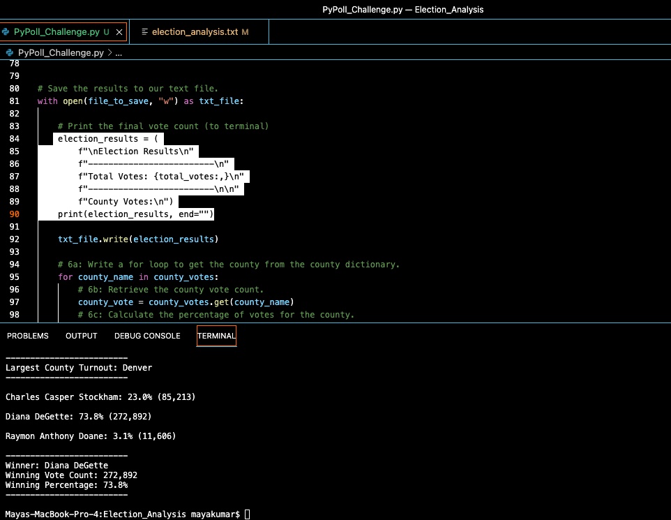 GitHub - theeekumar/Election_Analysis: Using Python for election ...