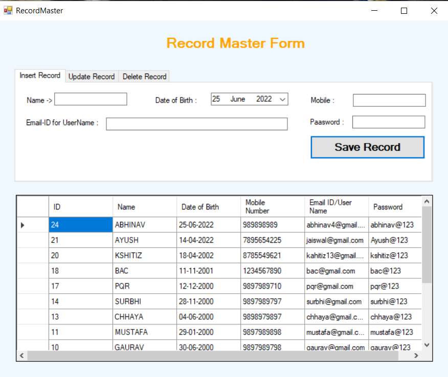 GitHub - rhythima/Record-maintaining-system: It is a record keeping ...