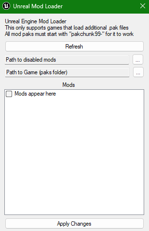 GitHub - AidenFliss/UnrealModLoader: A mod loader for unreal games ...