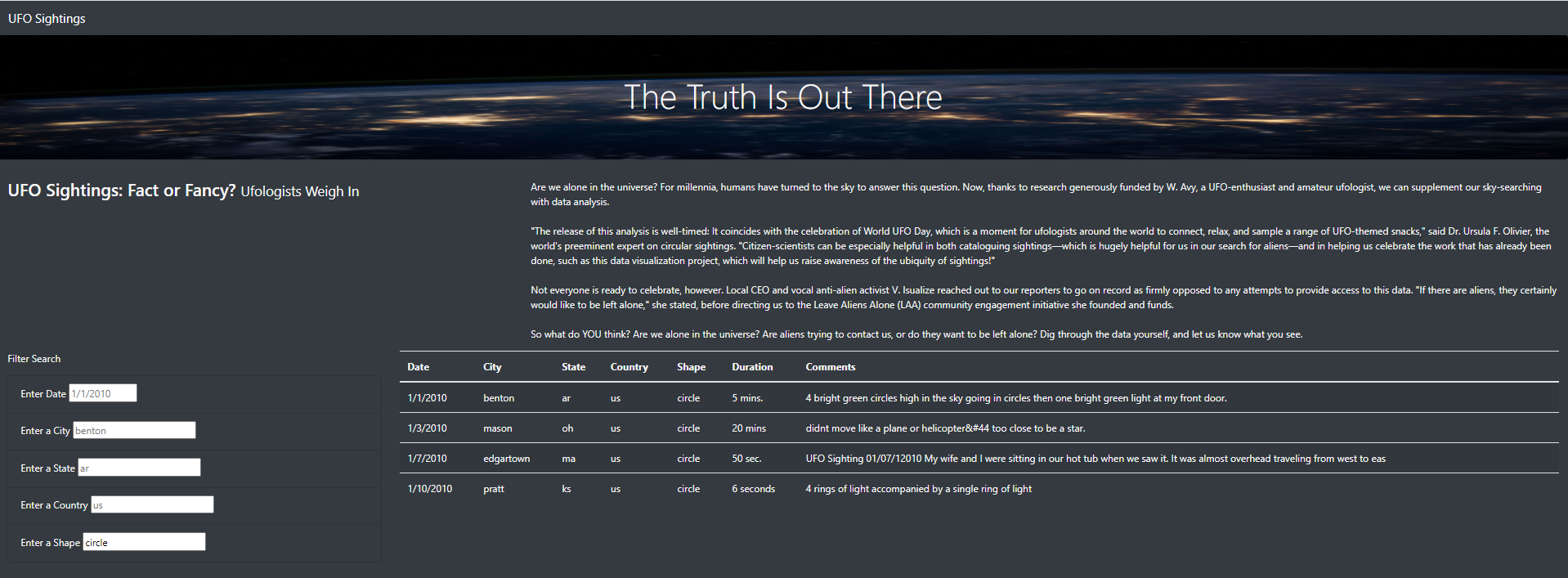 GitHub - namu12345/UFO: Use JavaScript, HTML, and CSS to create a ...