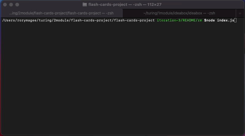 GitHub - roryemagee1/flash-cards-project: Flashcards starter kit