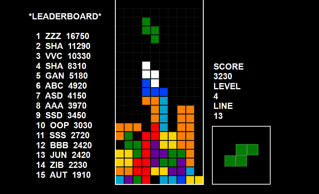 GitHub - shamanneo/Tetris: A puzzle video game created by Soviet ...