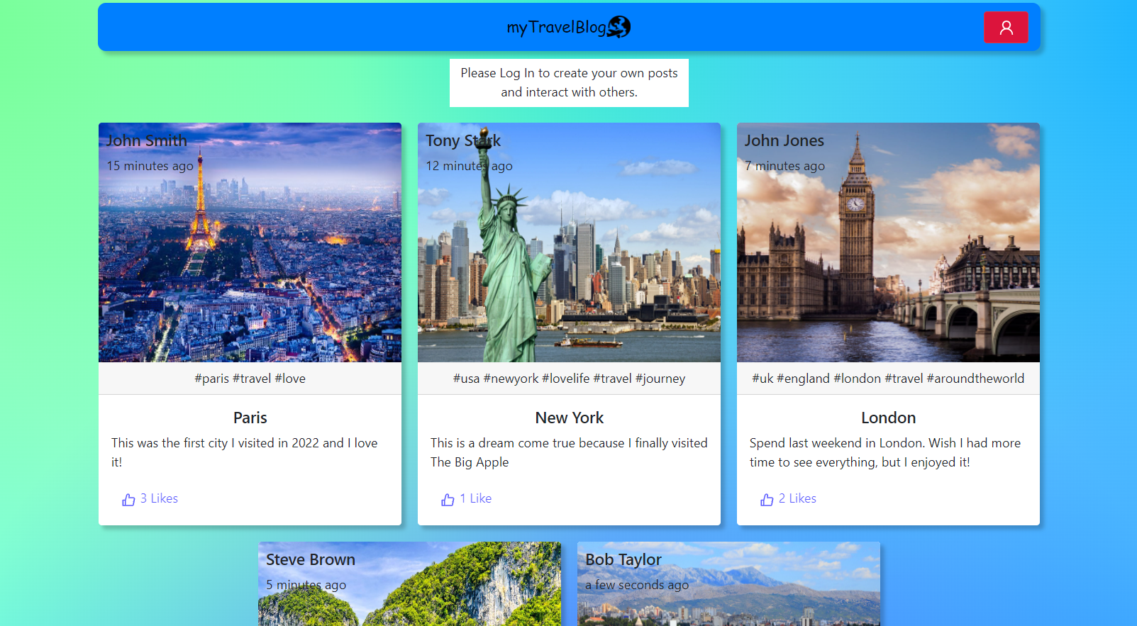 GitHub - tmarkovic10/TravelBlog