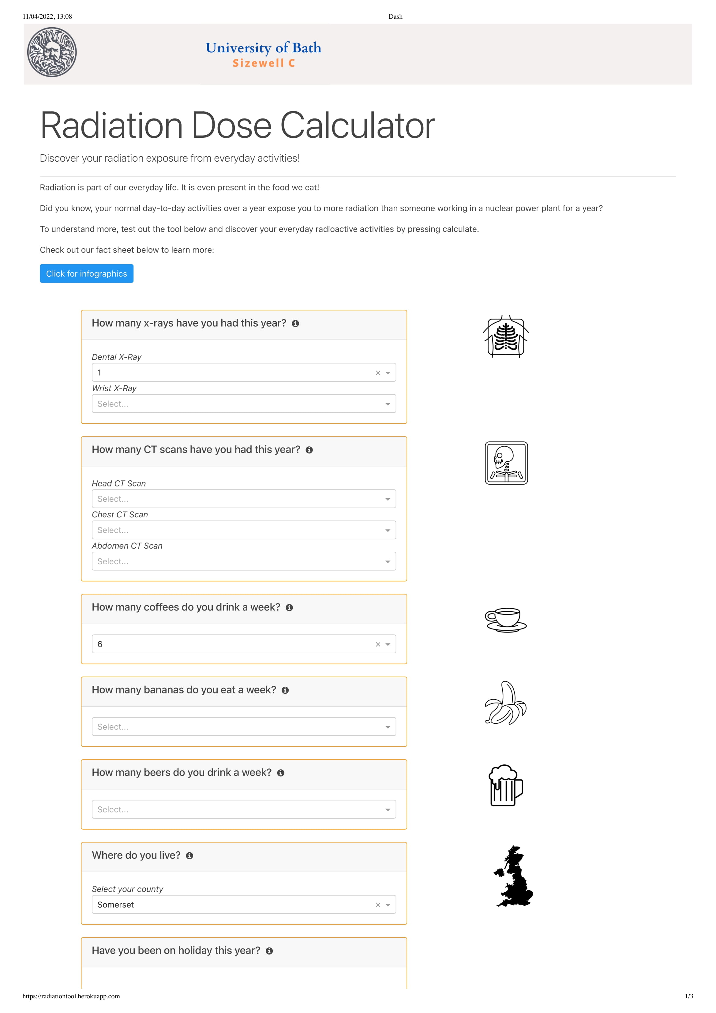 GitHub MaxTalberg/RadiationDoseCalculator Radiation dose