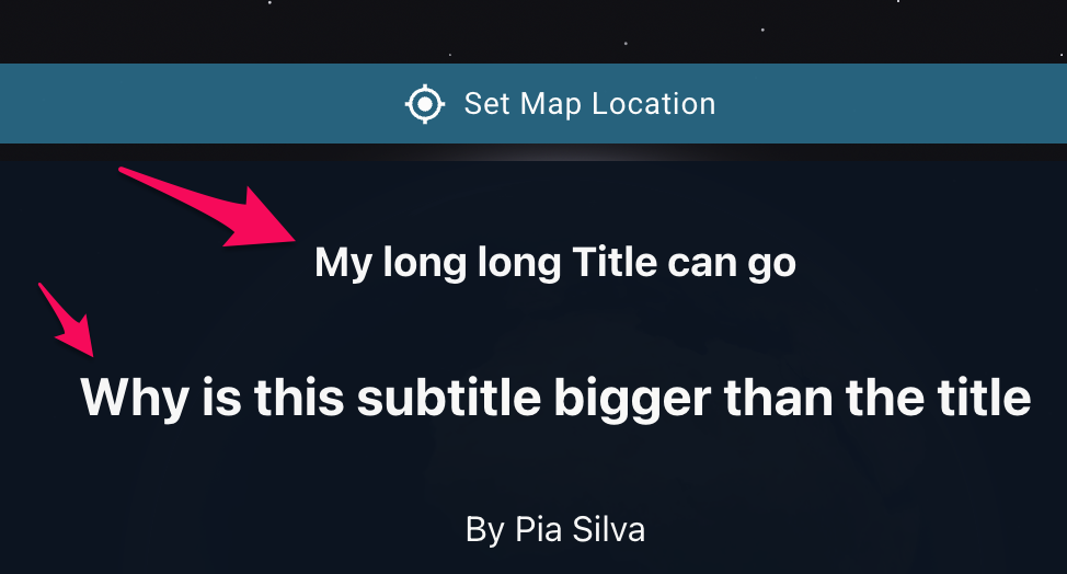 Story Maps: increase the story map title size · Issue #796 ...
