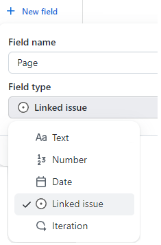 Feature request: Linked issue field type in Projects · community ...