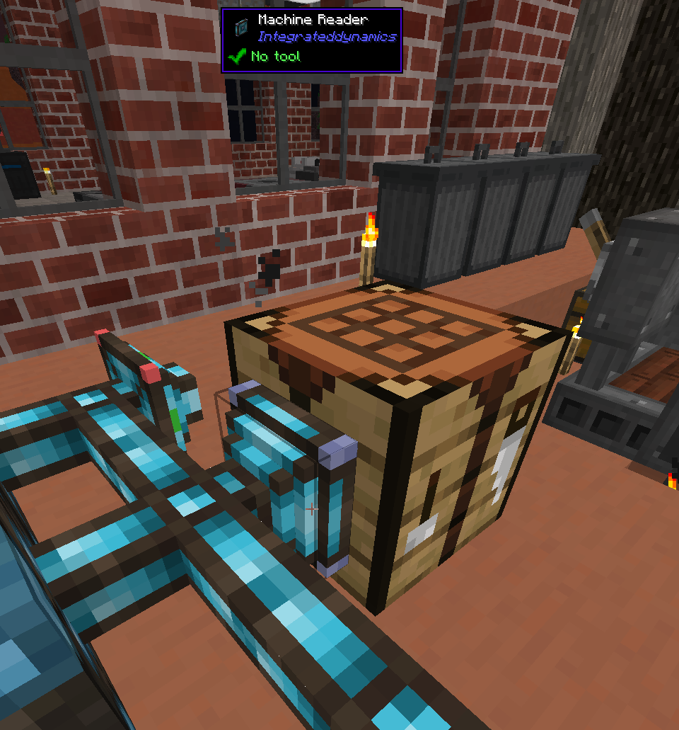 integrated dynamics: cannot read list of recipes from crafting tables ...