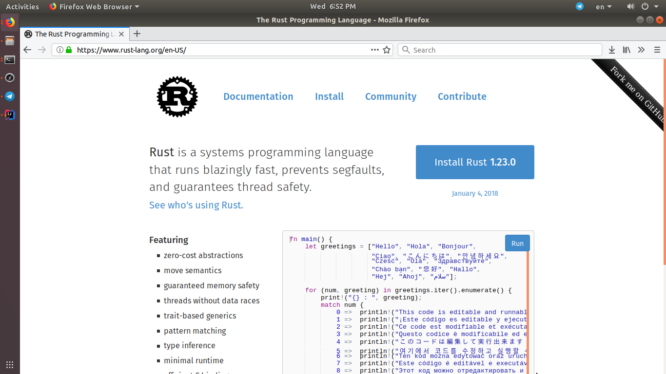 Rust Pager not very convenient home page · Issue #1006 · rust-lang/prev.rust-lang ...