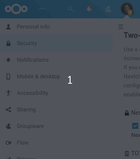 Menu closing in settings