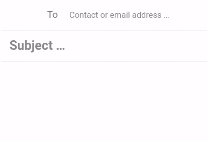 Mail app 2 empty lines