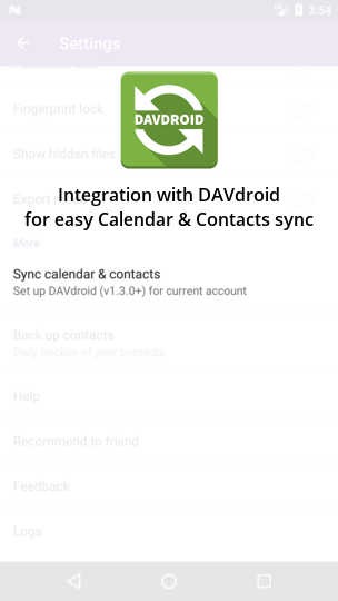 sync davdroid