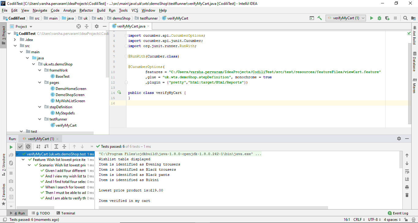 GitHub - varshapervaram/CodiliTest: Web test solution illustrating ...