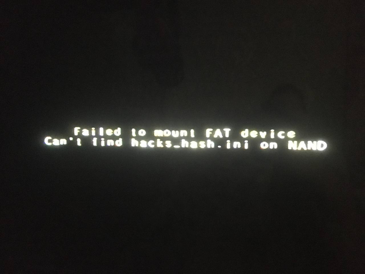 "Can't find hacks_hash.ini on NAND" error on Wii Mini · Issue 290