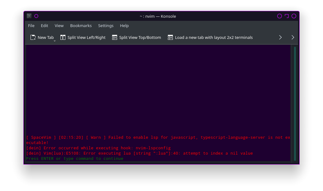 problems getting lsp to work and "vim-import-js" building failed ...