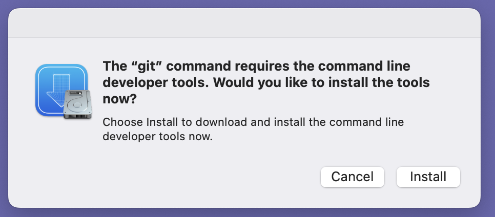 Message to install Command Line Developer Tools · Issue #1232 ...