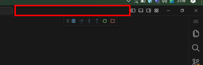 allow debug bar in the red bordered area from the snapshot · Issue ...