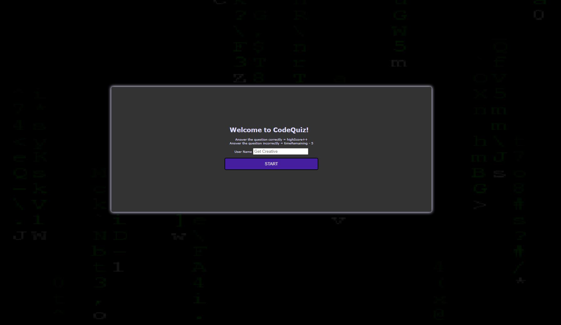 GitHub - Chewbakkah/coding-quiz