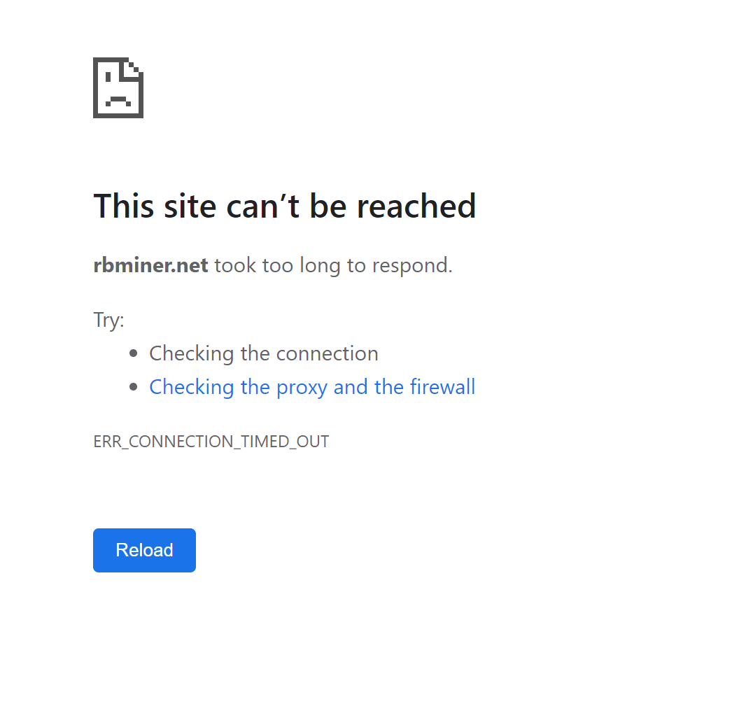 All of a sudden can't get to rbminer.net · Issue #2107 · RainbowMiner ...