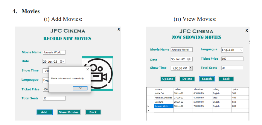GitHub - ImamaRahmani/Cinema-Management-System: For thousands of people ...