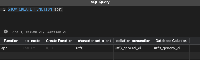Mysql stored functions are all empty · Issue #1625 · TablePlus ...