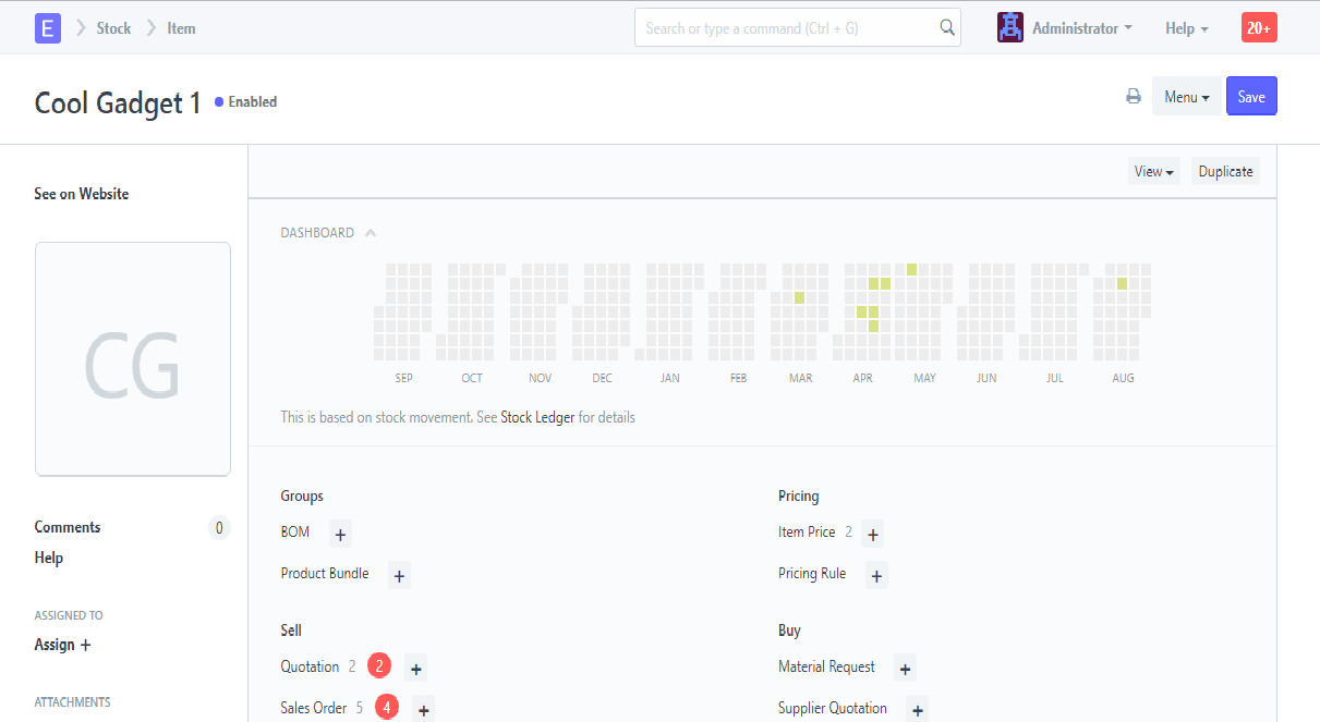 dashboard default state 1