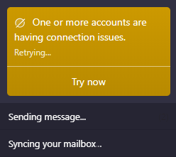 Bug: Mail connection issues · Issue #1888 · Foundry376/Mailspring · GitHub