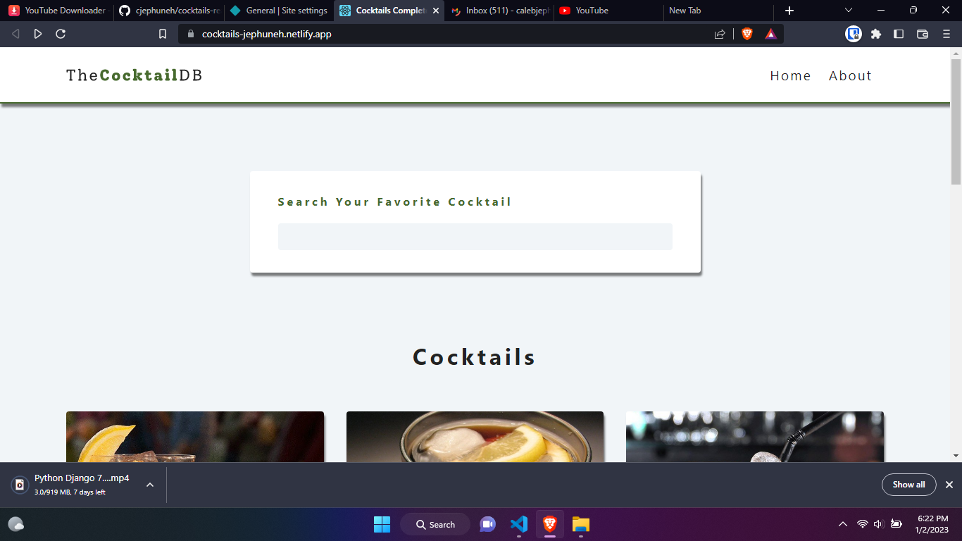 Github Cjephuneh Cocktails Reactjs Whats Your Fauvorite Cocktail Github Cjephuneh Cocktails Reactjs Whats Your Fauvorite Cocktail
