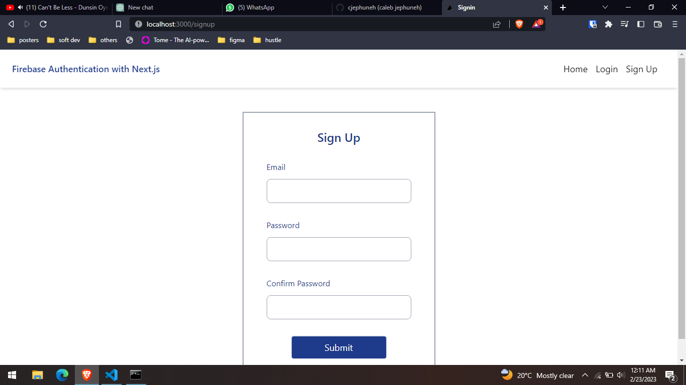 Github Cjephuneh Auth This A Log In And Signup Page In Nextjs And Github Cjephuneh Auth This A Log In And Signup Page In Nextjs And