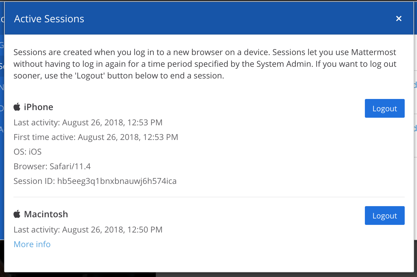 Mobile app login sessions overwriting each other · Issue #9311 ·  mattermost/mattermost