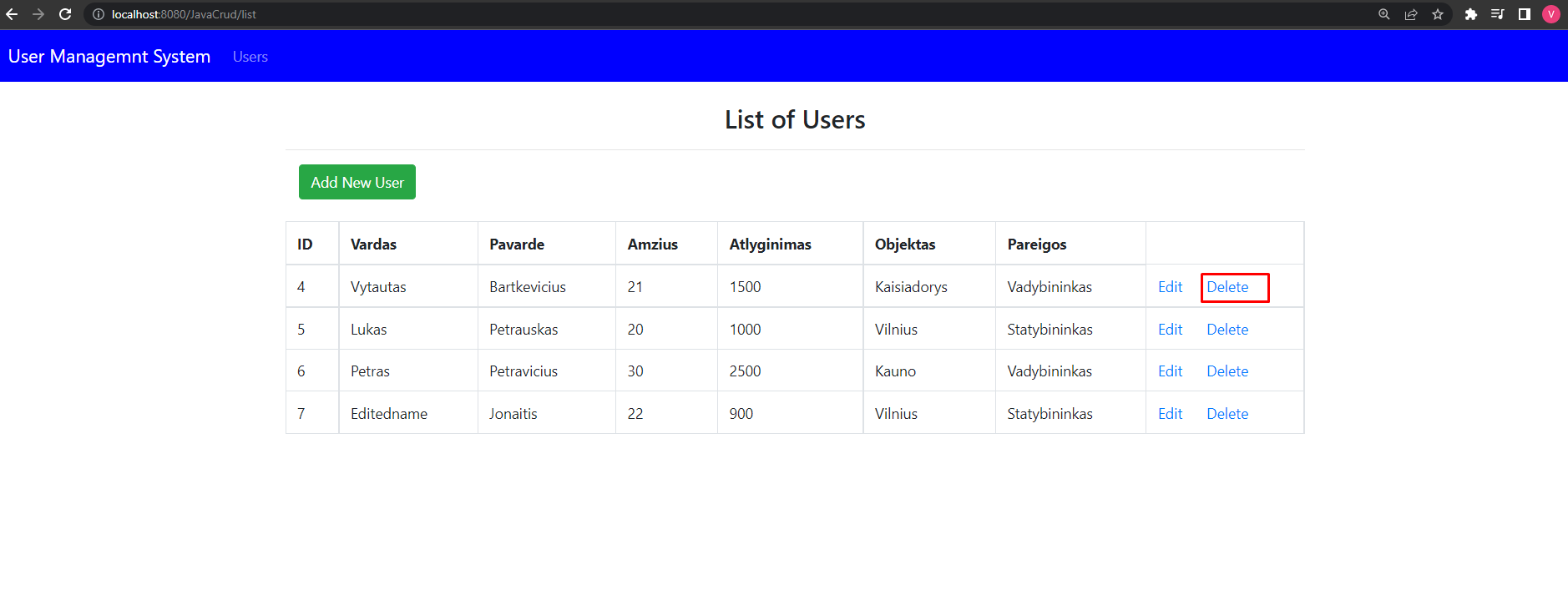 GitHub - vytautasbartkevicius/Java-Servlet-JSP-DBC-MySQL-Tomcat: Java ...