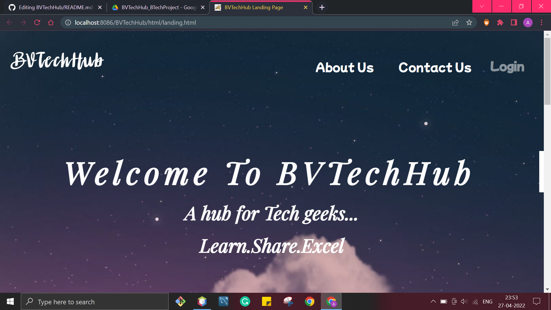 GitHub - inquisitive01/BVTechHub: It is a web-based application curated ...
