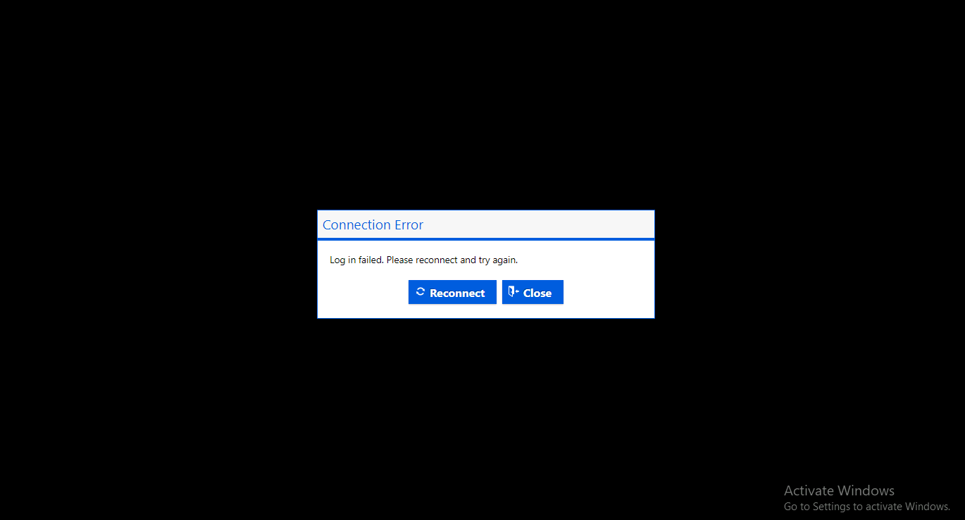 Virtual Machine Connection Error Bastion Target machine is