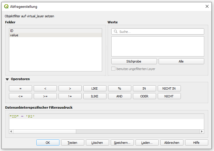 Virtual layer data source gets lost when saved with a Filter · Issue ...