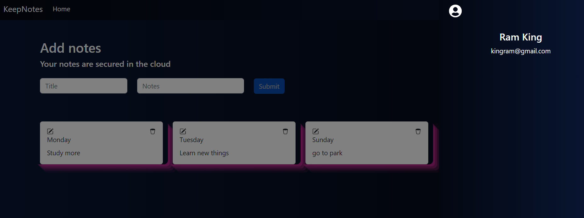 GitHub - VidyaSagarMehar/KeepNotes-App-MERN: Full stack TODO app