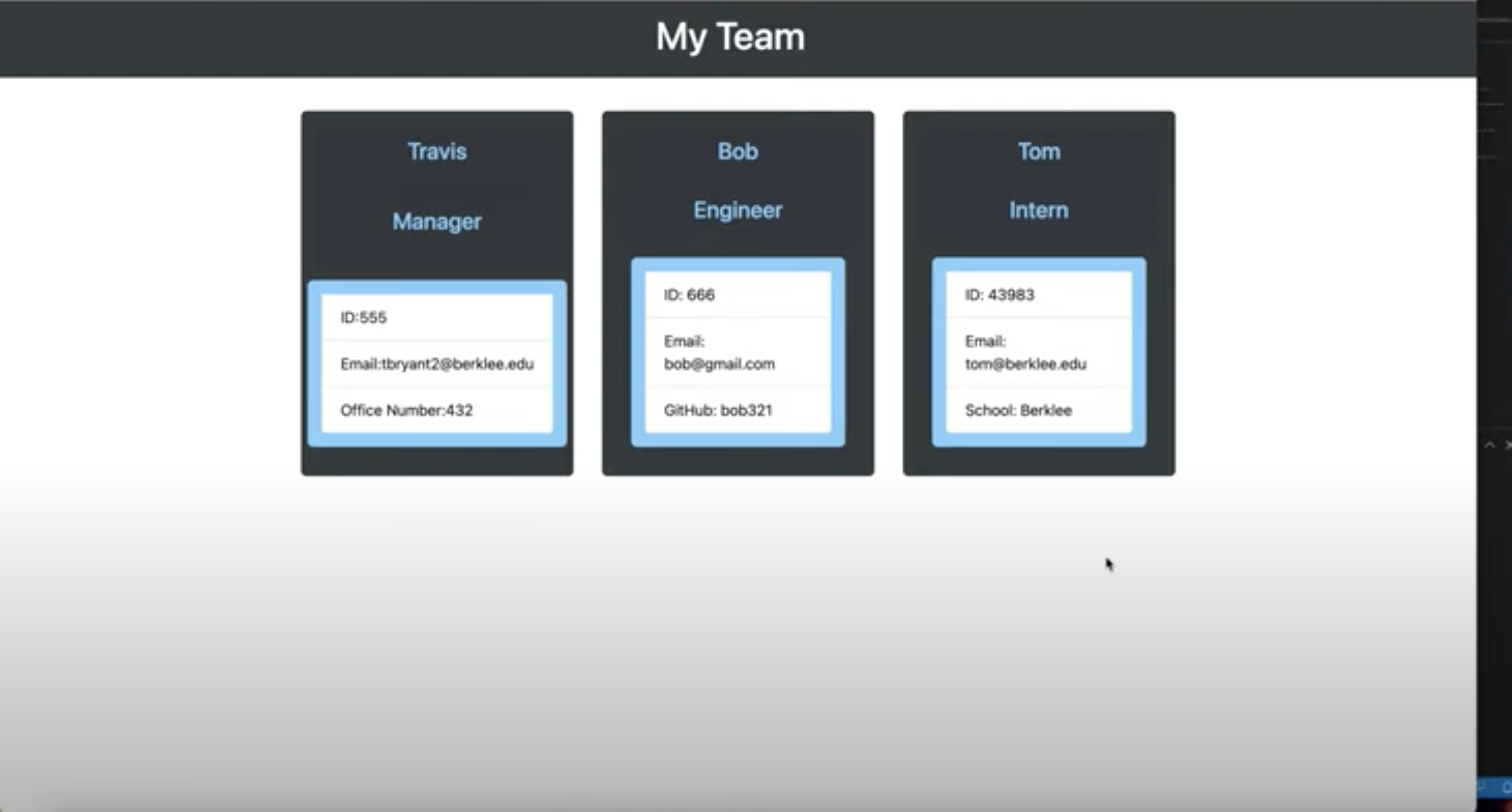 GitHub - tbryant2/Team-Prof-Gen: A Node based, single command line ...