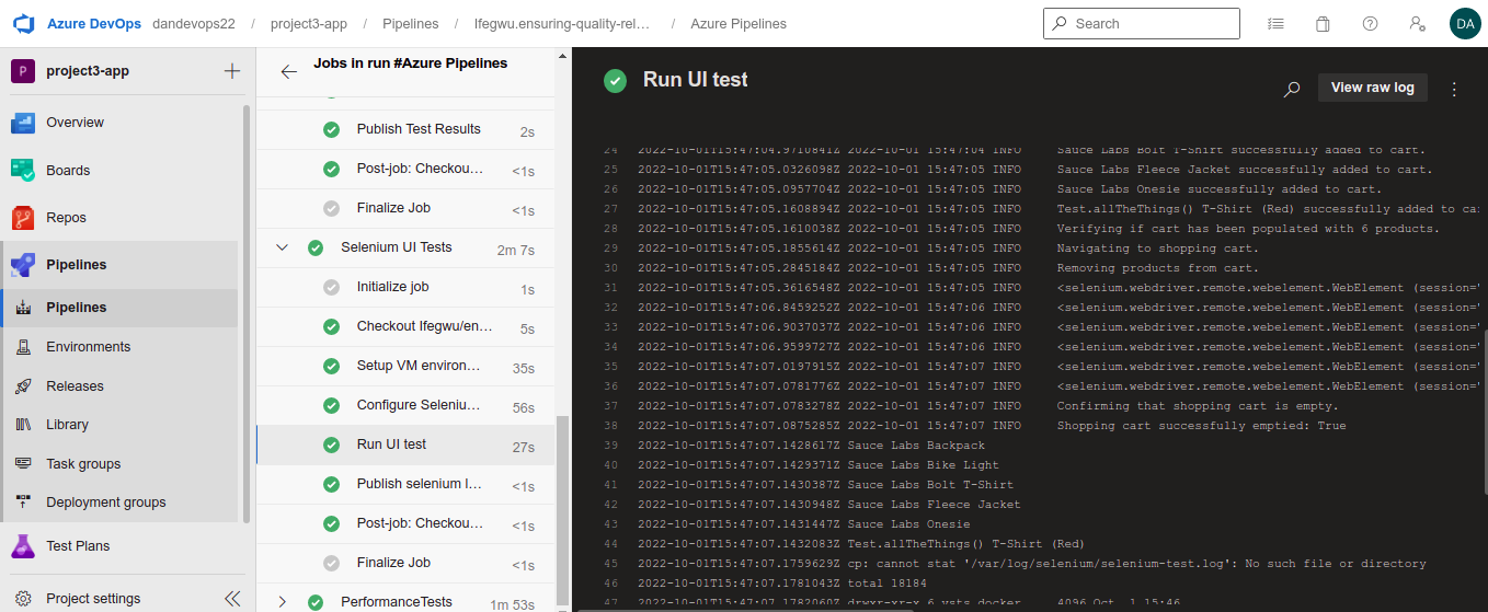 GitHub - Ifegwu/ensuring-quality-releases