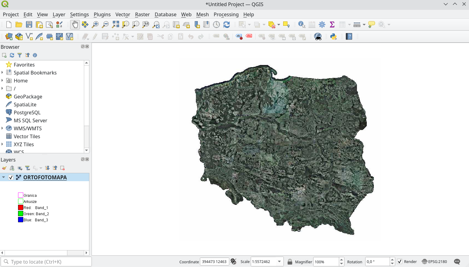 WMTS with EPSG2180 projection doesn't work with QGIS 3.26 · Issue 49781 · qgis/QGIS · GitHub