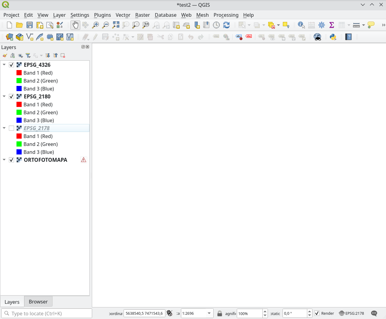 WMTS with EPSG2180 projection doesn't work with QGIS 3.26 · Issue 49781 · qgis/QGIS · GitHub